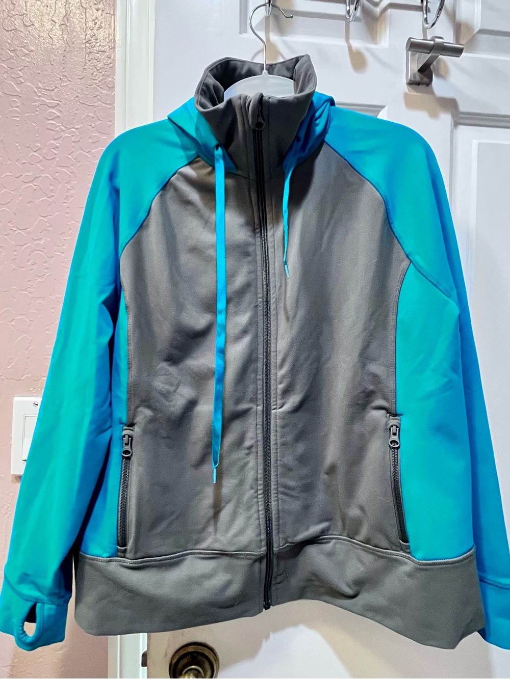 Lands' End lightweight hooded jacket
